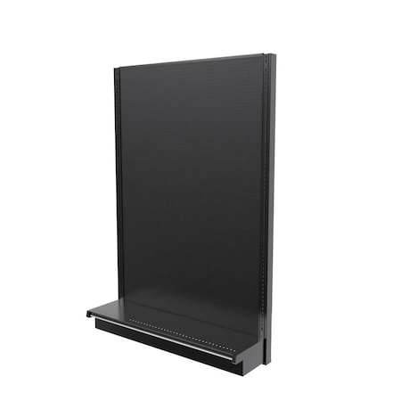 Lozier Gondola Wall Display Add-On, Black 48W 72H 13D P473S-AD